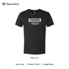 Tech 015 Vintage Black Tee